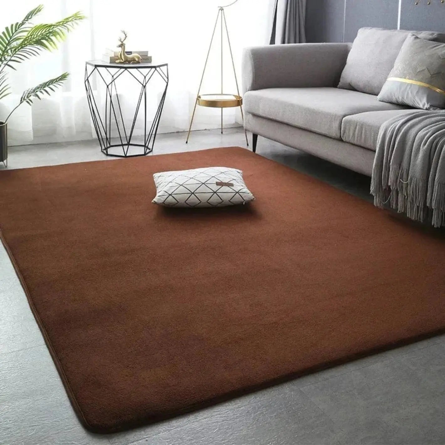 Tapis marron - Tapis lover